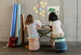 Stapelstein Base Super confetti - Sgabello modulare per bambini & Base di equilibrio per una seduta dinamica Stapelstein