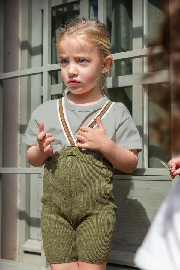 Pantaloncini corti Silly Silas - Olive Striped Silly Silas