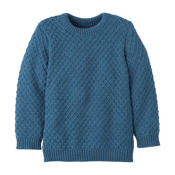 Maglione Disana Aran in lana - Dove Blue Disana