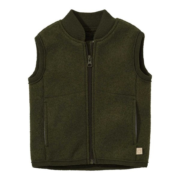 Gilet in lana cotta Disana - Olive Disana