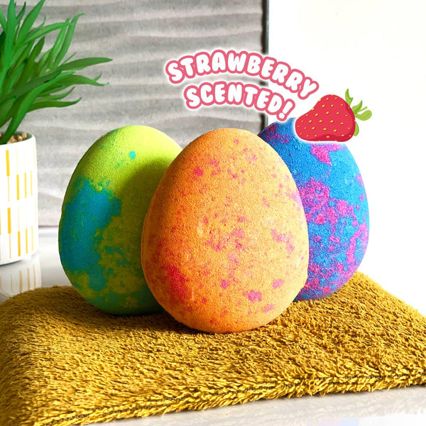 Zimpli Large Egg Baff Bombz, giocattolo da bagno pasquale, confezione da 6 Zimpli Kids