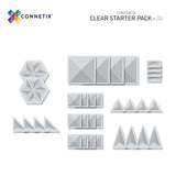 Clear Starter Pack 34 pezzi - Tessere Magnetiche Connetix