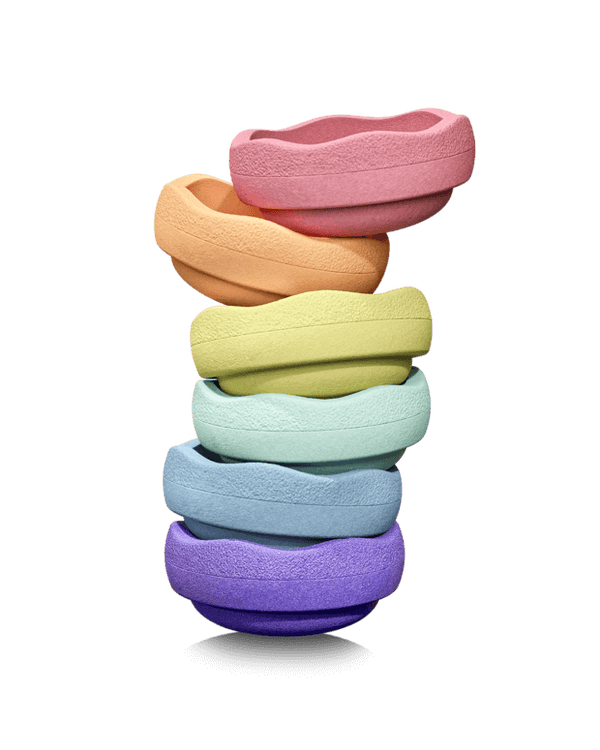 Set Rainbow Pastel - 6 elementi Cucù Mini&Mama