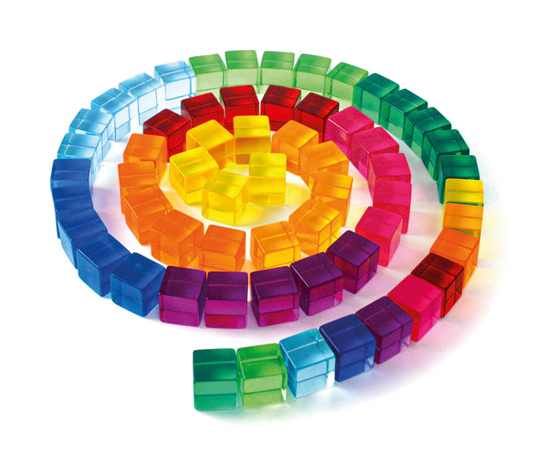 Cubi Traslucenti - set da 100 Bauspiel