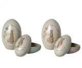 Set due Uova di Pasqua in metallo Maileg Maileg
