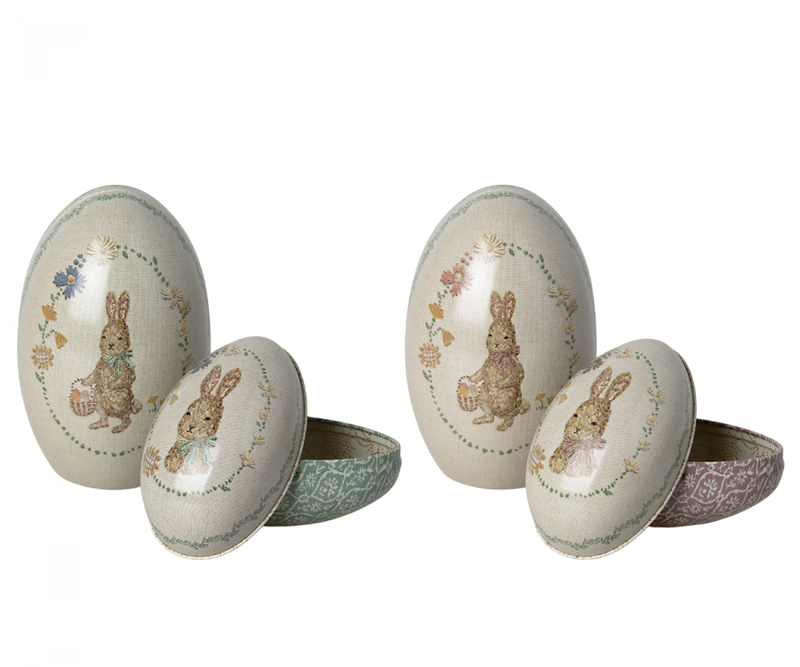 Set due Uova di Pasqua in metallo Maileg Maileg