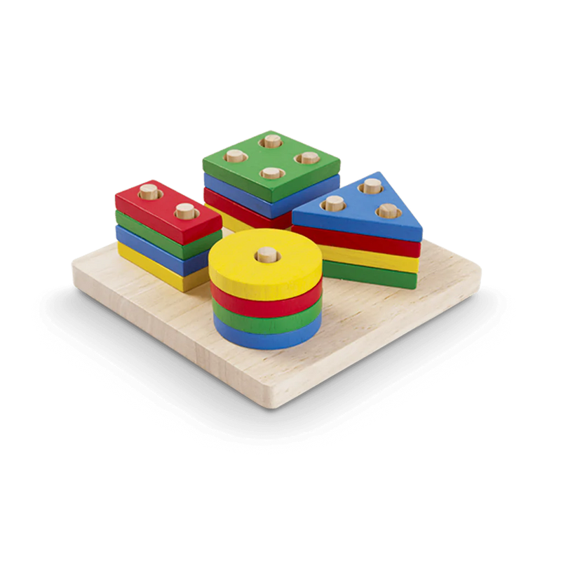 Tavola delle Forme geometriche Montessori Plantoys