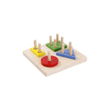 Tavola delle Forme geometriche Montessori Plantoys