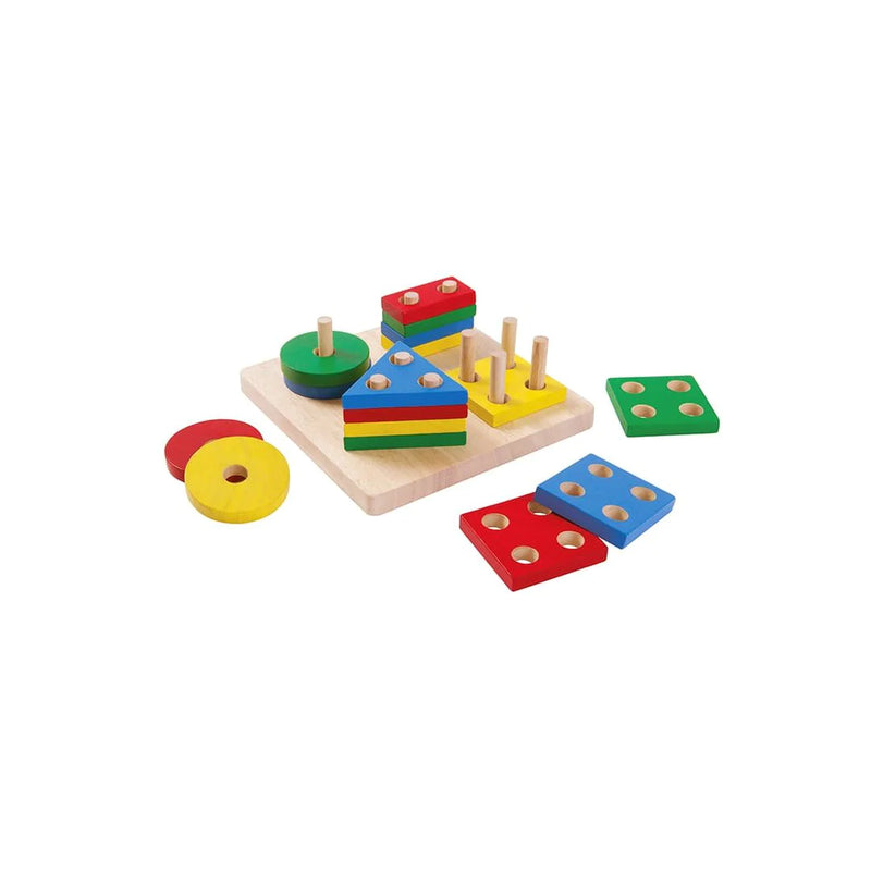 Tavola delle Forme geometriche Montessori Plantoys