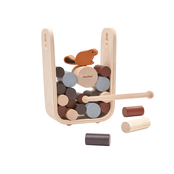 Diga del castoro gioco in equilibrio Plantoys