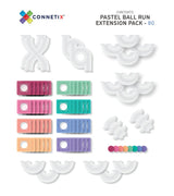 Espansione Pista per biglie pack da 80 pezzi Pastello - Ball run Connetix