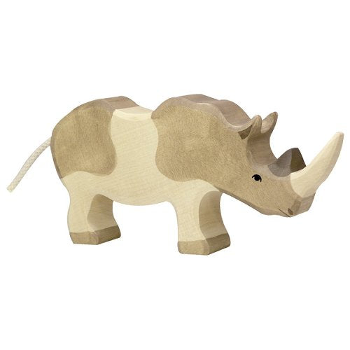 Figura di legno - Rinoceronte Holztiger