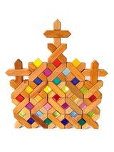 X Bricks - Mattoncini a X set da 48 Bauspiel
