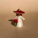 Bambolina in feltro Waldorf - Funghetto Ambro Dolls
