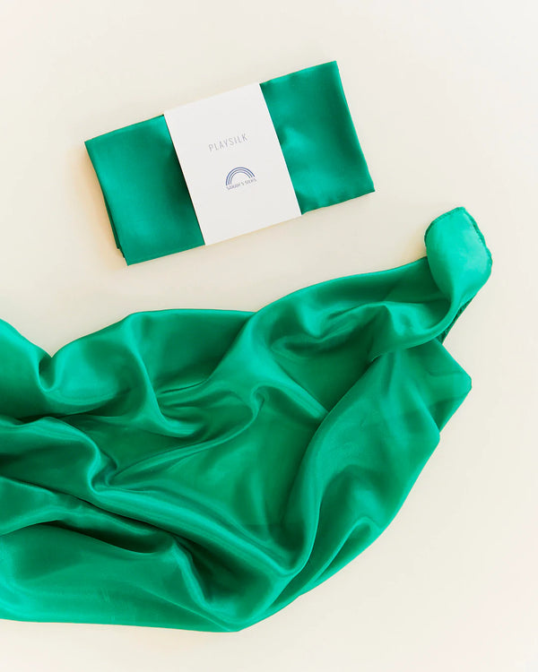 Playsilk Telo in seta - Emerald Sarah's Silk