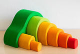 Casetta impilabile verde 8 pezzi - Nic Toys Nic Toys