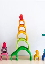 Casetta impilabile verde 8 pezzi - Nic Toys Nic Toys