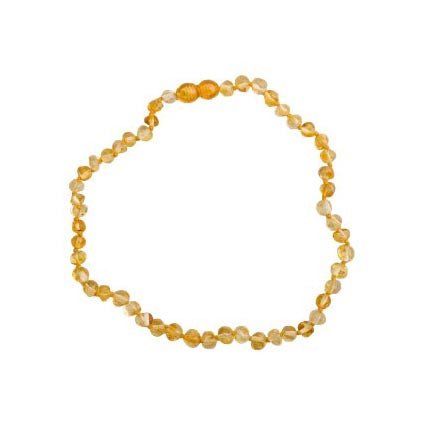 Collana in ambra lunga color miele - 36/38 cm Nic Toys