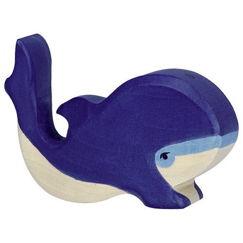 Figura di legno - Balenottera azzurra Holztiger