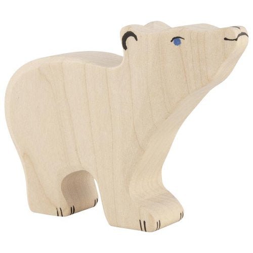 Figura di legno Holztiger -Orsetto polare Holztiger