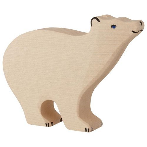 Figura di legno -Orso polare Holztiger