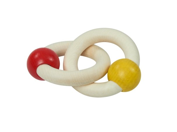 Sonaglio con doppio anello in legno - Nic Toys Nic Toys